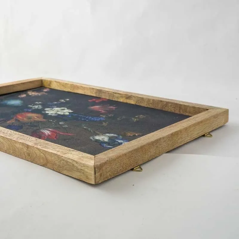 Retro Floral Canvas Painting media 5