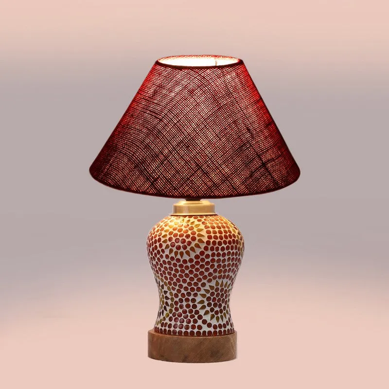 Canvra Wooden Table Lamp - Multicolor media 6