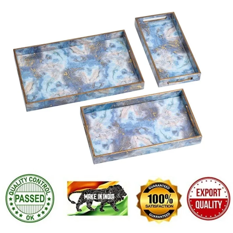 TrayAura Serving Tray - Set of Three media 5