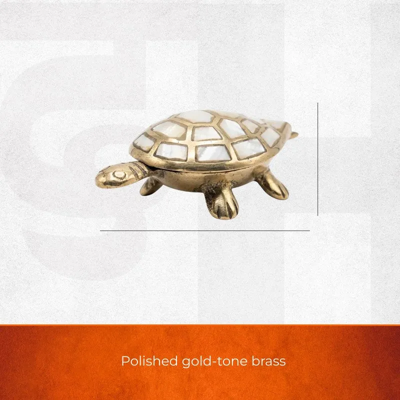 Kurma Harmony Brass Turtle media 9