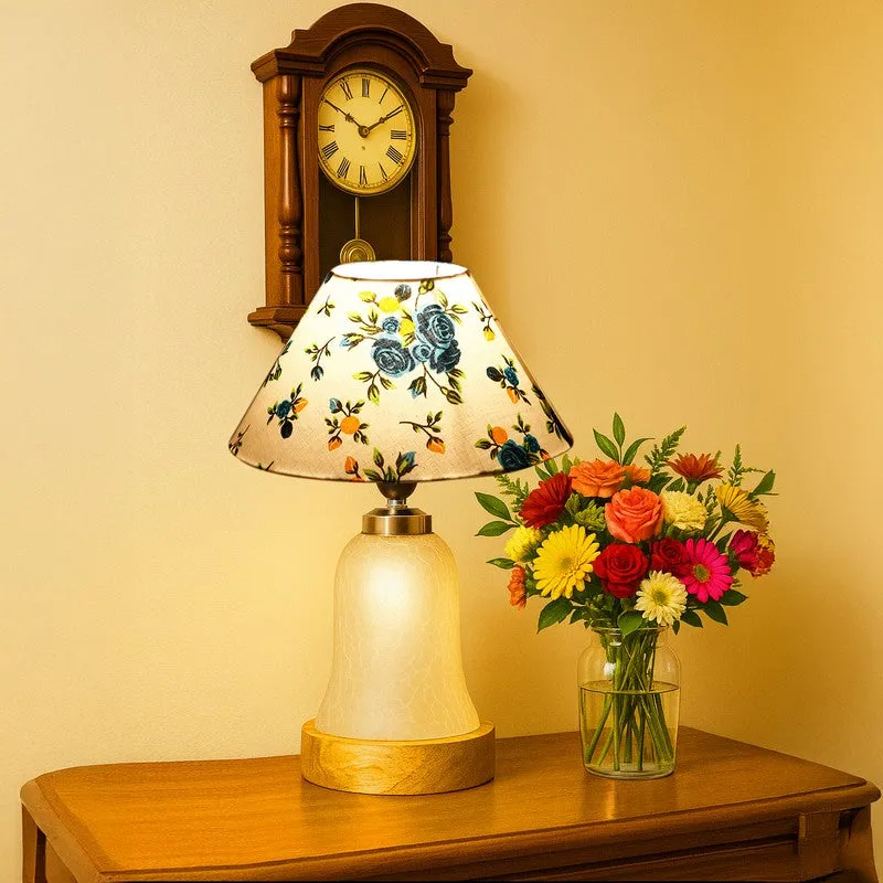 Zoravelle Fleur Wooden Table Lamp - Multicolor media 1