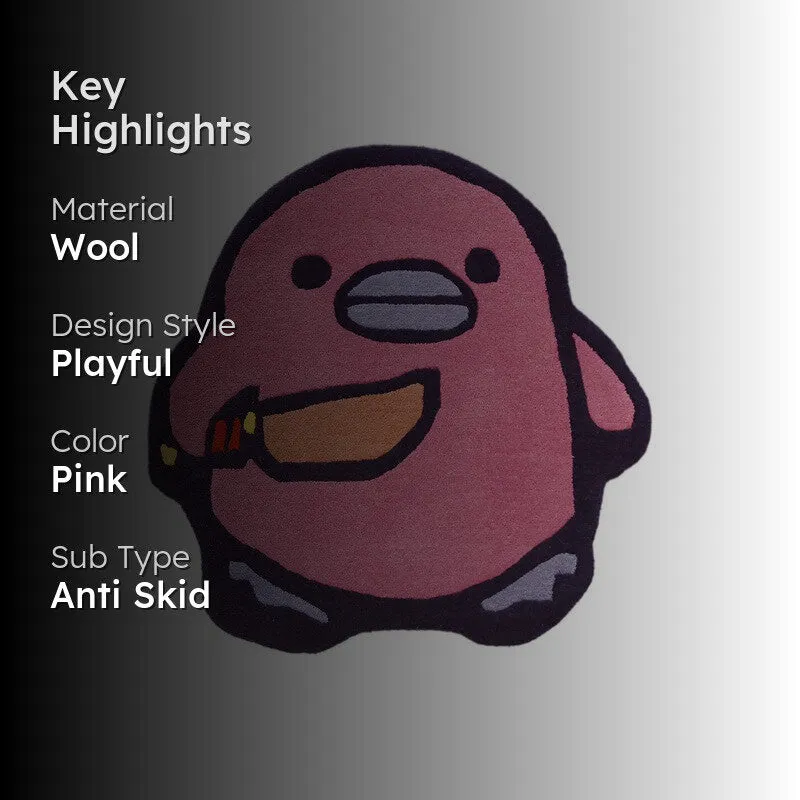 Chubby Wool Carpet - Pink media 2