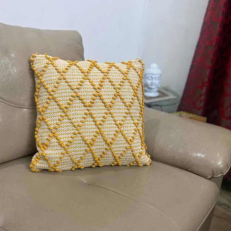 Prisley Tufted Cushion Cover media 1