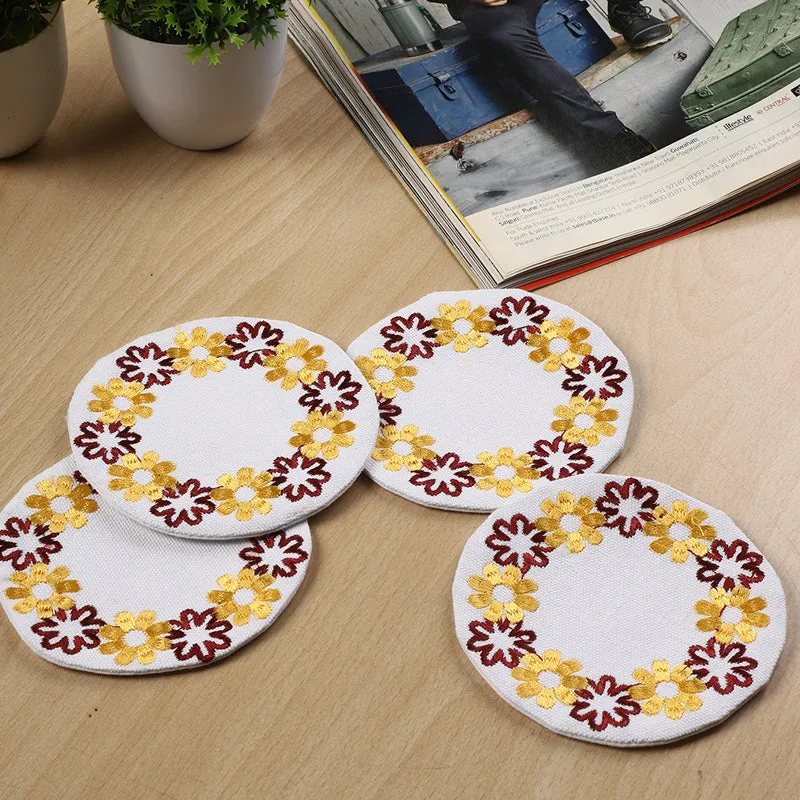 Flora Fringe I Coaster - Set Of Four media 3