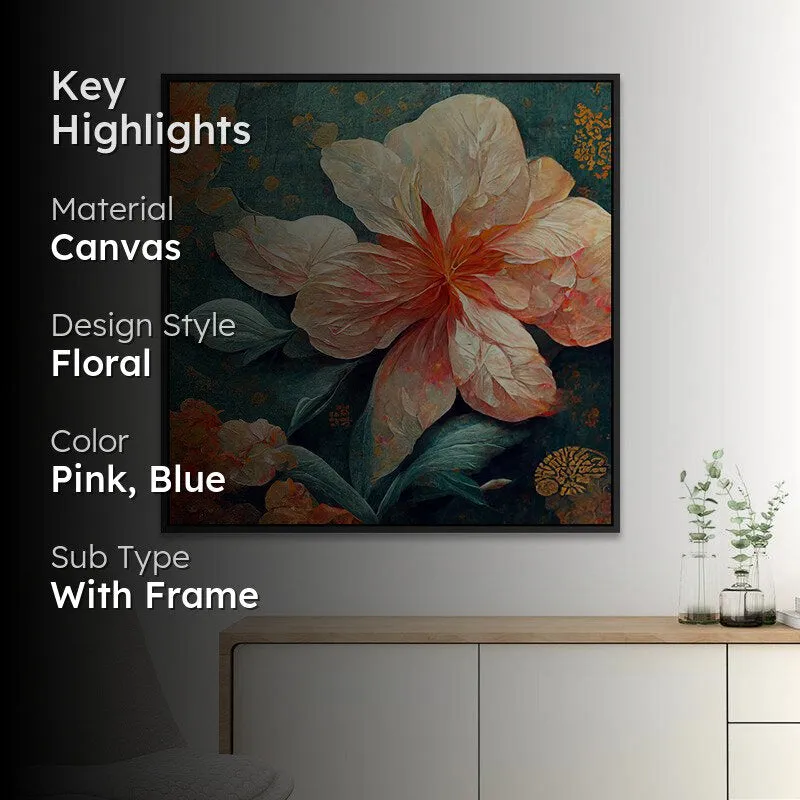 Contemporary Abstract 3d Flower Wall Painting media 2