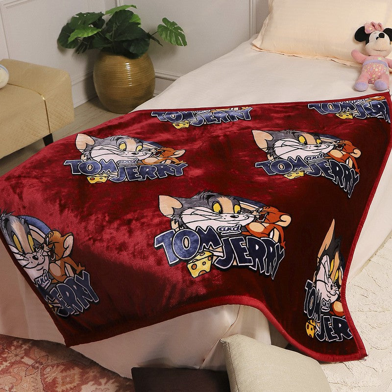 Monte Carlo Tom& Jerry Chase Blanket - 600 GSM