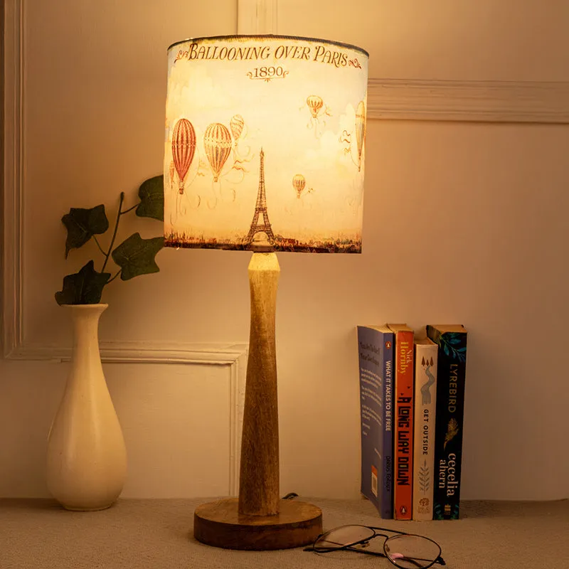 Parisian Sky Fabric Table Lamp - Multicolor media 1
