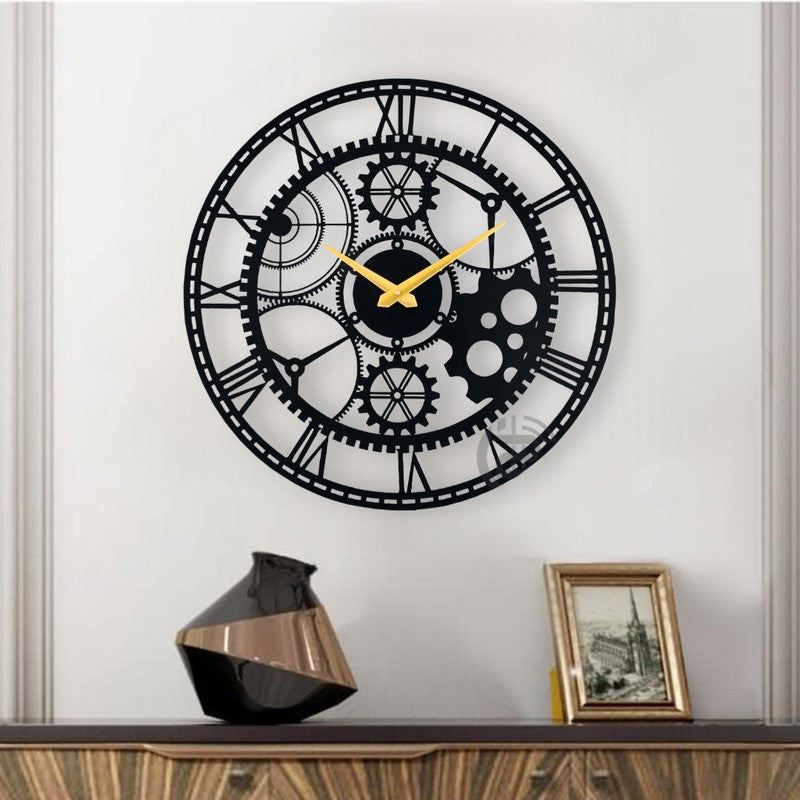 Glance Silent Wall Clock - Black