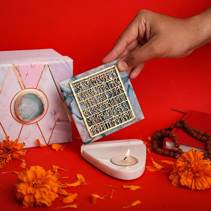 IK ONKAR Agate TeaLight Holder media 4