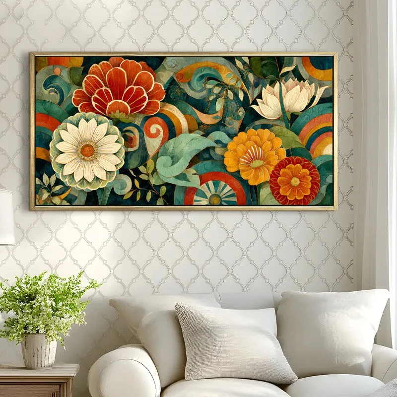 Elysian Canvas Wall Painting With Frame media 4