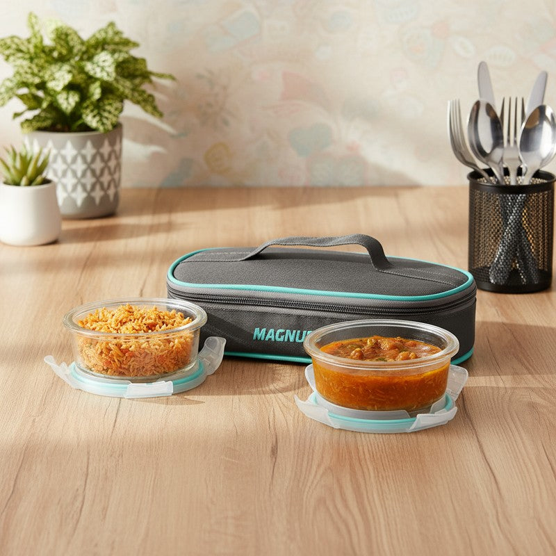 Elixo Fresh Lunch Box with Lunch Bag - Three Piece Set