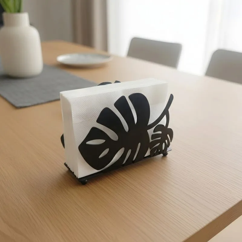 Safari Luxe Tissue Holder - Black media 1