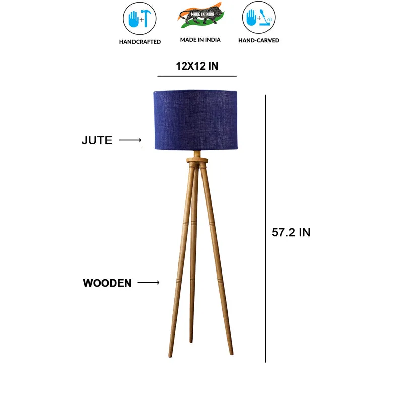 Sienna I Tripod Floor Lamp - Blue media 6