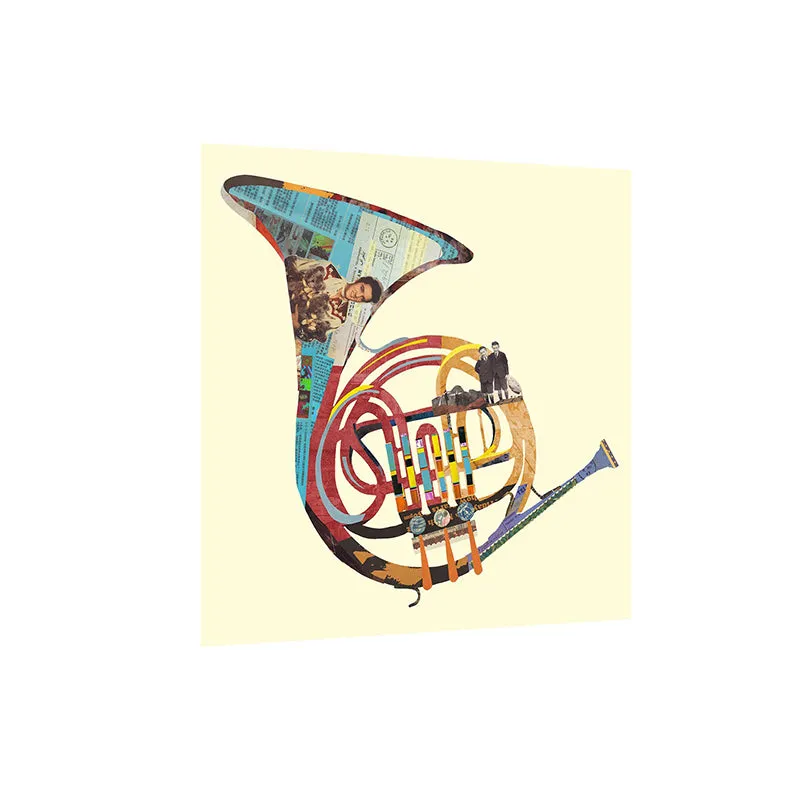 French Horn Canvas Wall Painting media 3