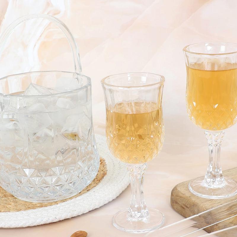 Winn 1000 ML Ice Bucket With 100 ML Glass And Tong - Four Piece Set media 5