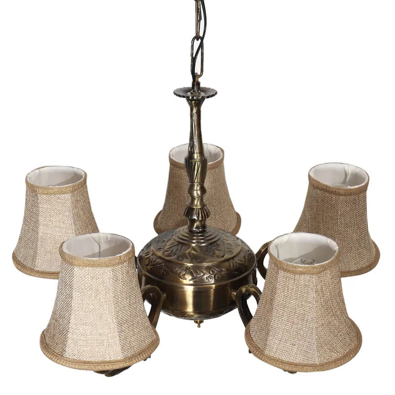 Andalusian Conical Golden Antique Ceiling Lamp media 3