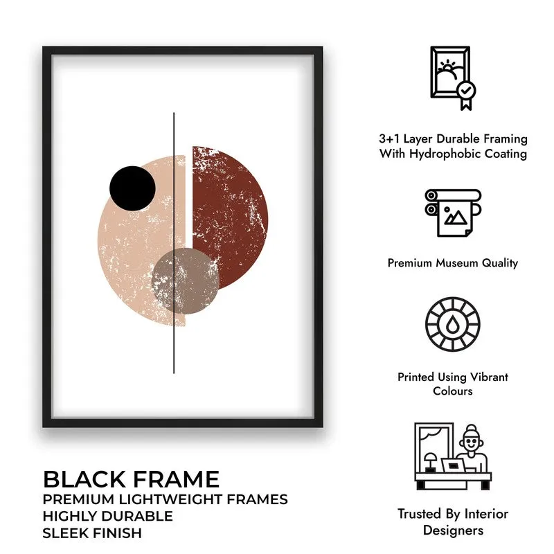 Tectonic Shift Canvas Wall Painting With Black Frame media 11