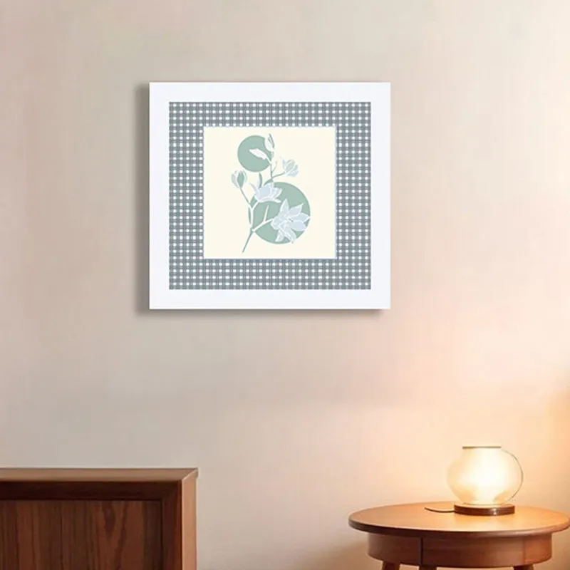Circle Of Serene Wall Art with White Frame media 1