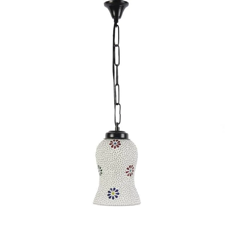 Chandeya Flora Glass Ceiling Lamp media 5