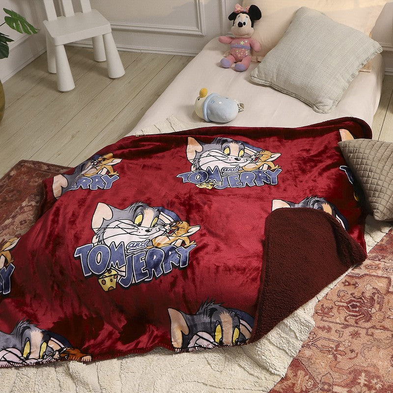 Monte Carlo Whimsical Whiskers Blanket - 553 GSM