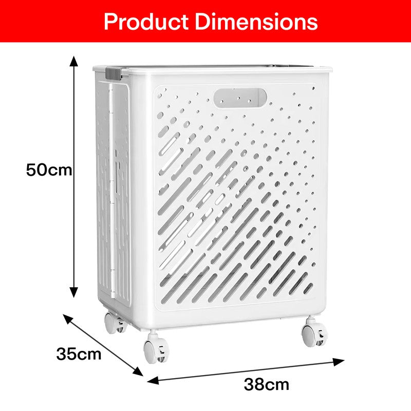 Rioware FreshFlow Laundry Basket - White media 10