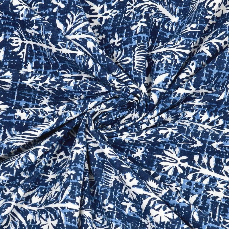Arton Cotton Bedsheet (Blue) - 240 TC media 5