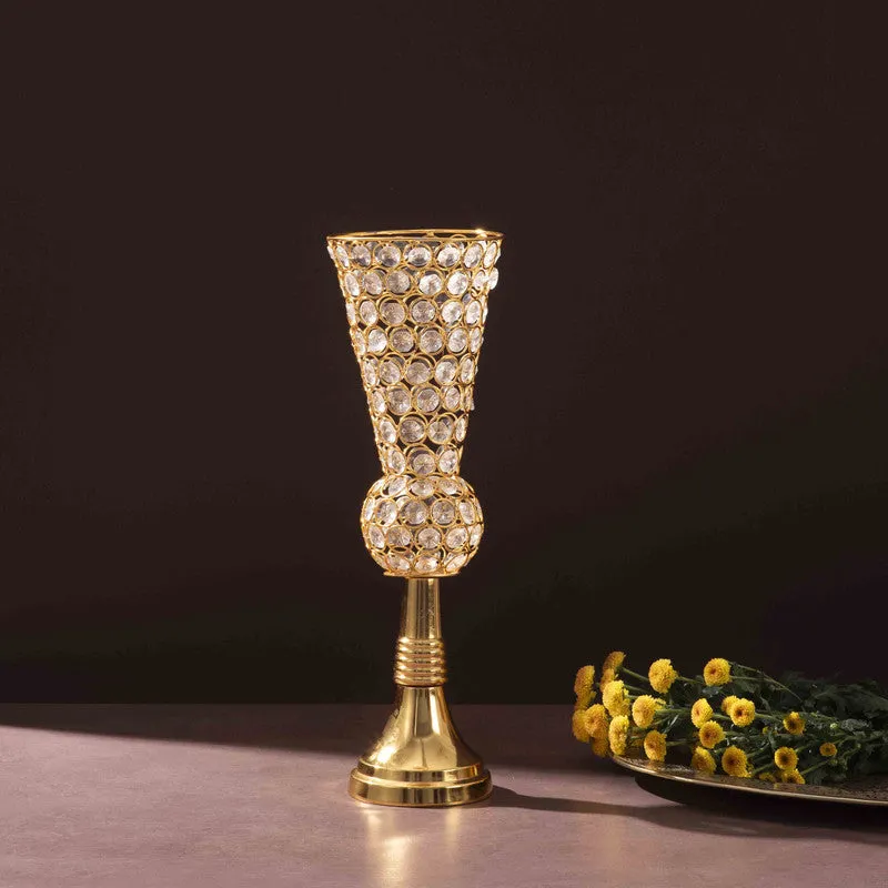 Irellis Bloom Vase (Gold) - Set Of Two media 1