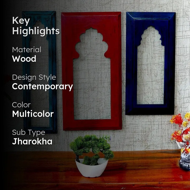 ColourCast Wooden Wall Accents - Set Of Three media 2