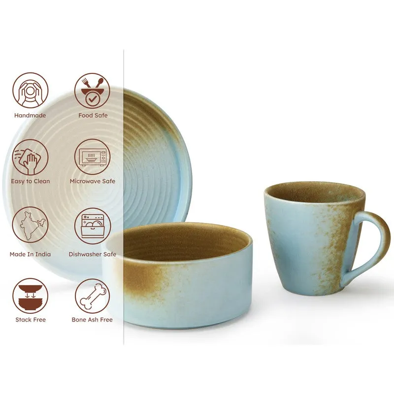 Aqua Sunrise Ceramic Tea Set (Copper) - Three Piece Set media 8