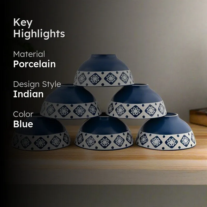 Indulge In Indigo Bowls - Set Of Six media 2