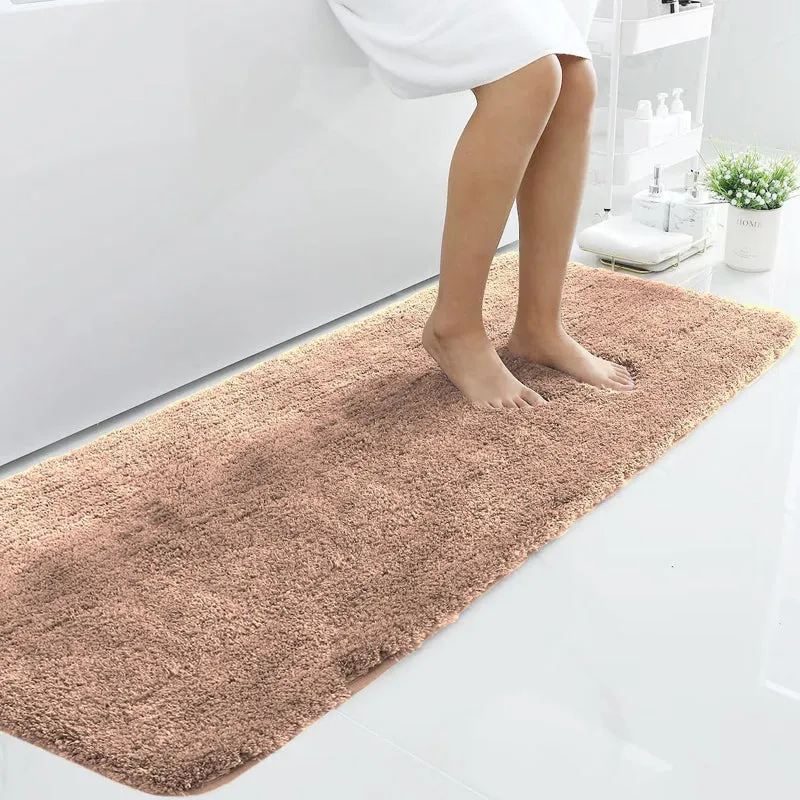 Vegas Luxe Micro Fiber Runner Rug - Peach media 1