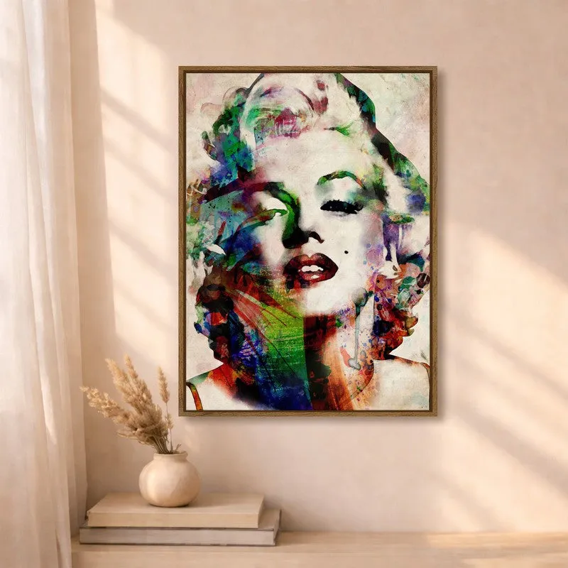 Linear Diva Canvas Wall Art With Frame media 4