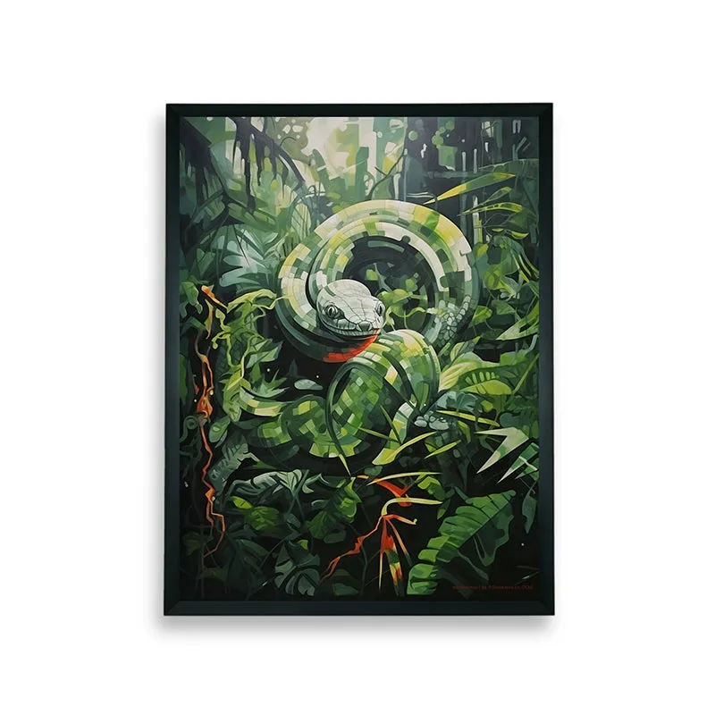 Snake Swirl Canvas Wall Art media 7