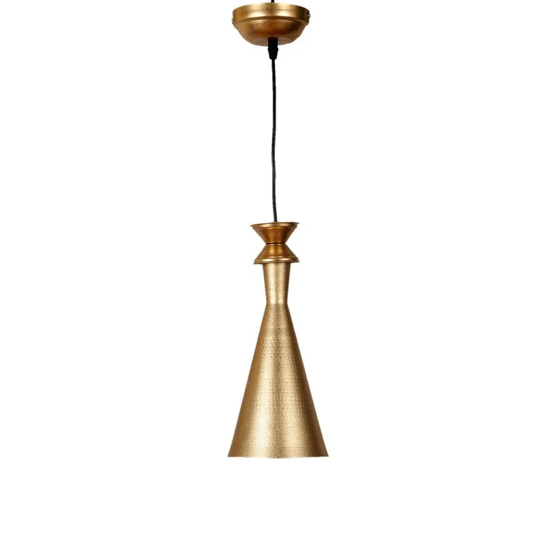 Luxe Cone Iron Ceiling Lamp media 4