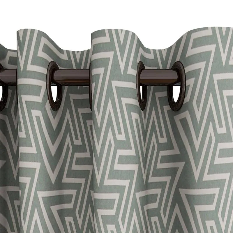 Arva Maze Cotton Curtain media 4