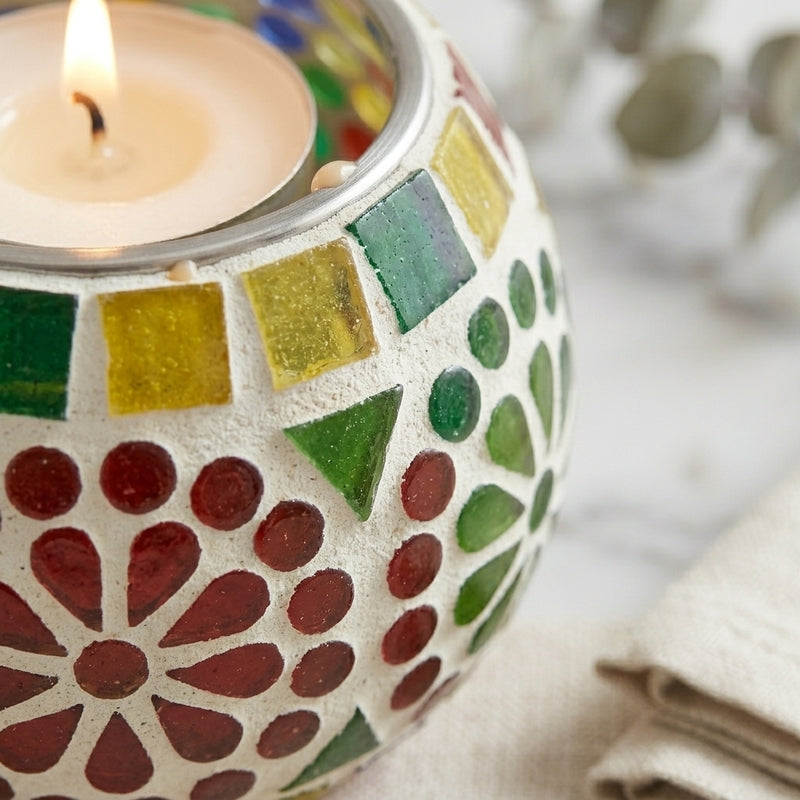 Punarva Tealight Candle Holder - Set Of Two media 3
