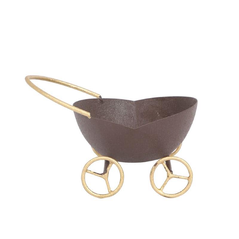 Double Leaf Iron Platter - Brown media 3