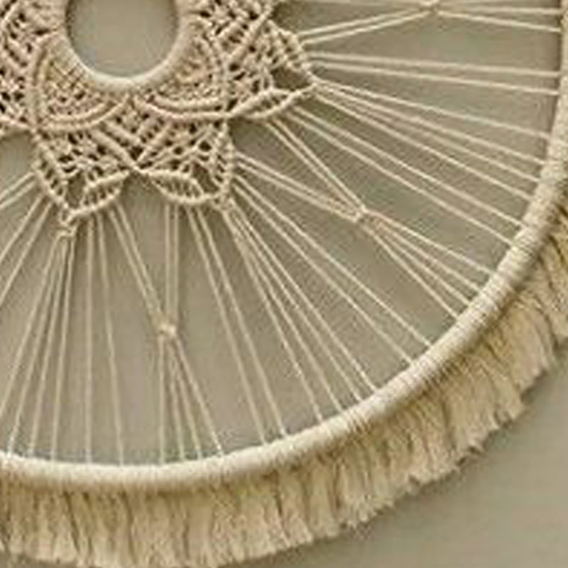 Sun Weave II Macrame Cotton Wall Hanging media 3