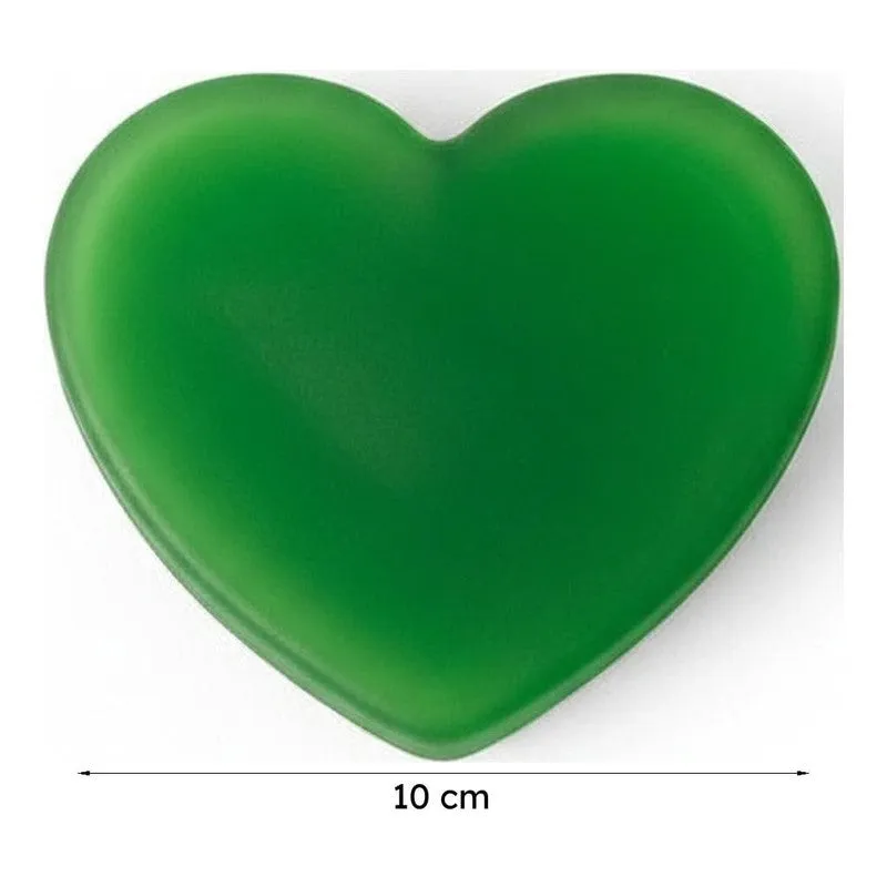 Glossy Hearty Mist Glass Coaster (Green) - Set Of Four media 7