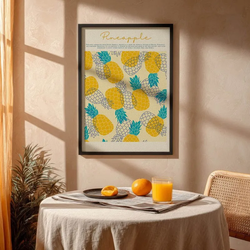 PineappleFarm Archival Canvas Wall Art - Black media 4
