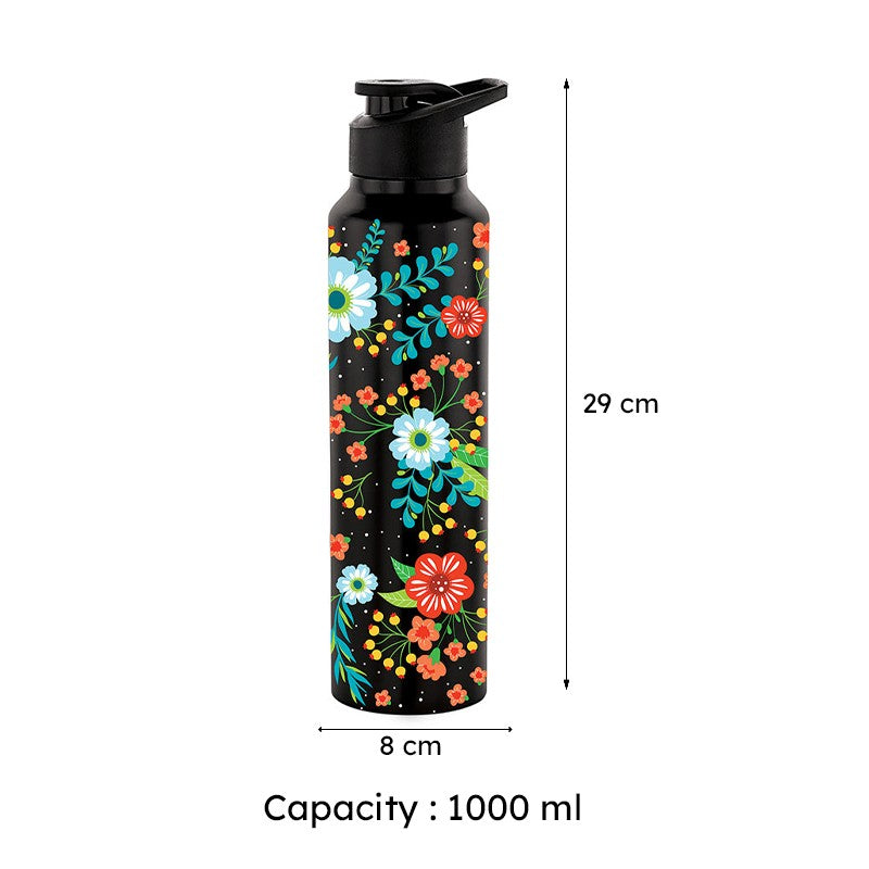 Midnight Bloomia Water Bottle - 1000 mL media 10