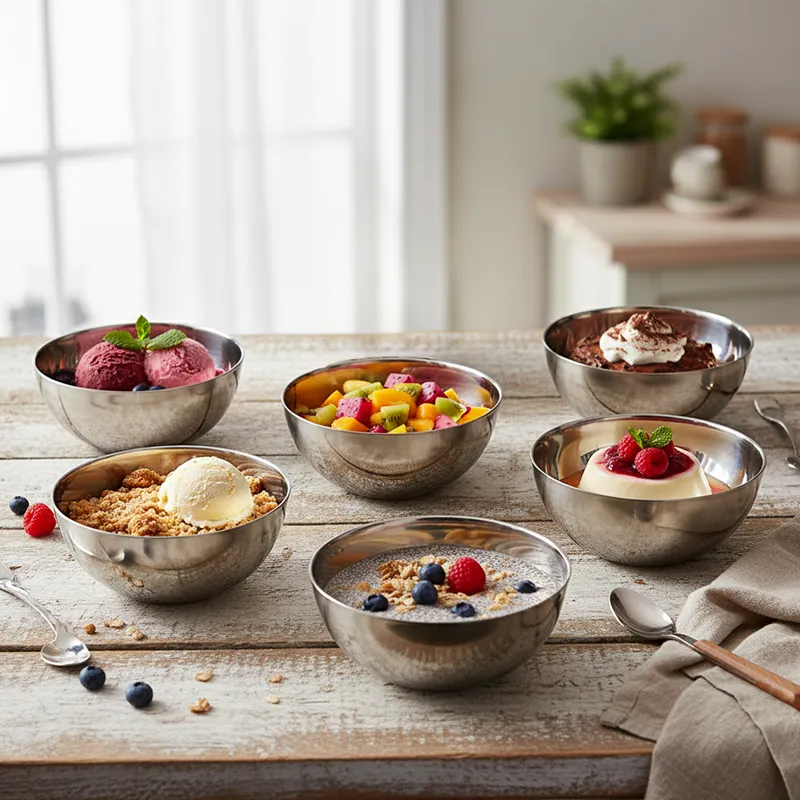 Kraft Flowra Zorven Desert Bowls (240 mL Each) - Set Of Six media 1