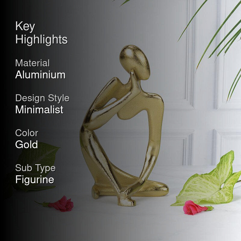 Blind Faith Aluminium Showpiece - Gold image 2