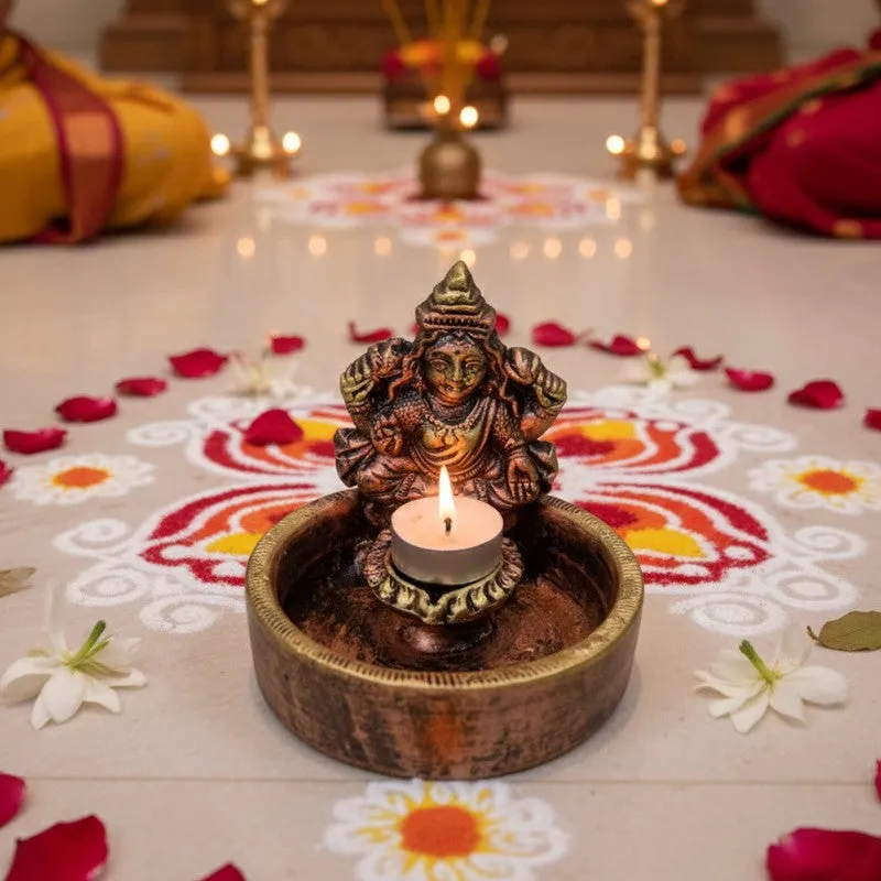 Amber Rangoli Diya media 1
