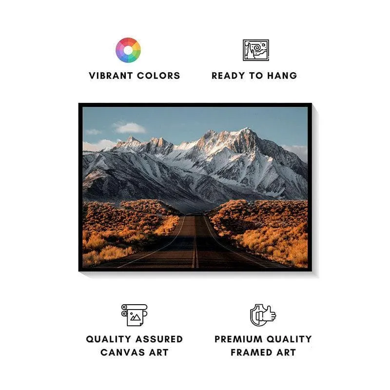 Sierra Nevada Wall Painting - Black Frame media 4
