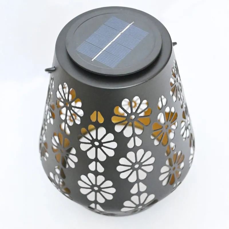 Jaalya Solar Metal Table Lamp - Black media 3