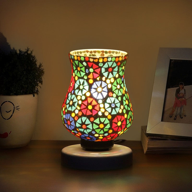 Illumea Mosaic Glass Table Lamp - Multicolor