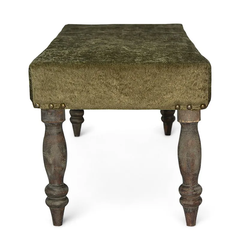 Bavon Sheesham Wooden Bench - Green media 4