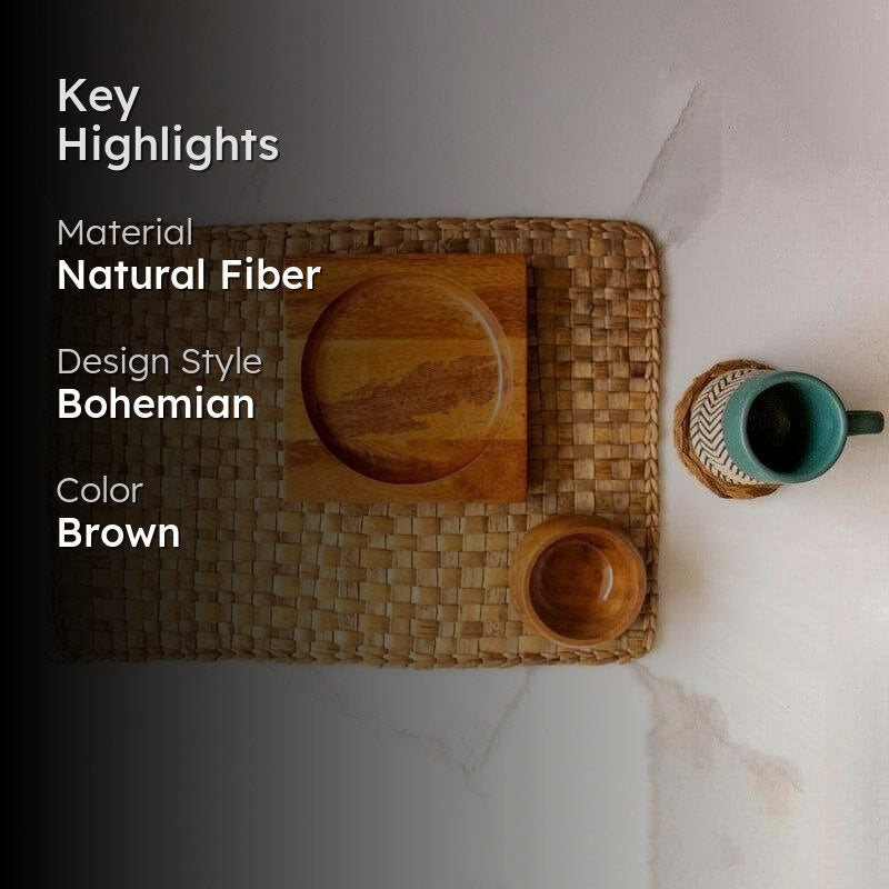 Weaver Natural Fiber Placemat - Set Of Four media 2