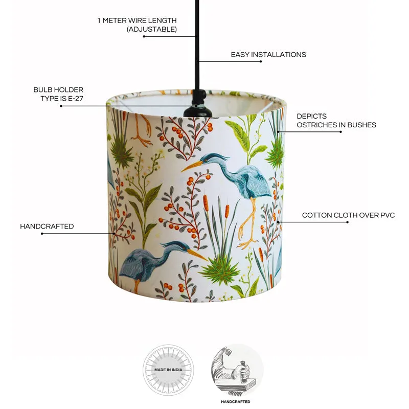 Azure Aviary Handcrafted Pendant Lamp media 5
